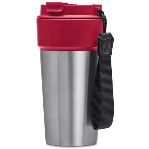 Kooshty Amigo Stainless Steel & Plastic Double-Wall Tumbler Red Front